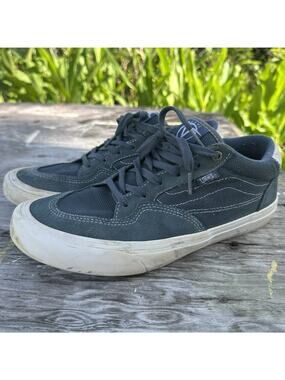 Vans Shoes Mens Size 10 Rowan Pro Sneakers Skateboarding Leather Casual Blue